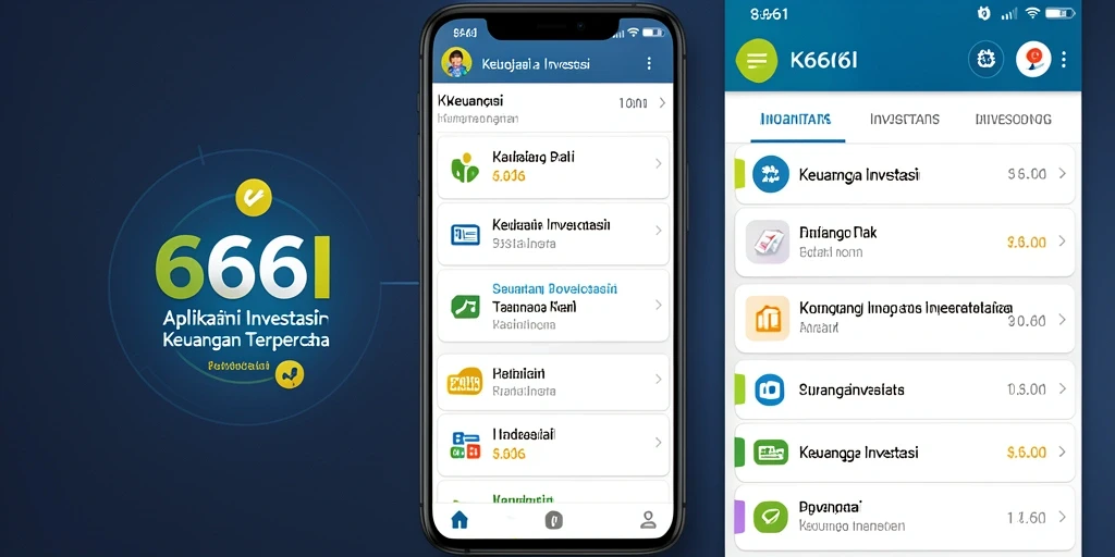 Screenshot utama 666I menunjukkan antarmuka investasi yang intuitif dan informatif.