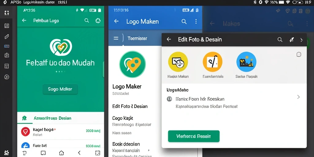 Antarmuka menarik dari API36 untuk pembuatan logo yang mudah.
