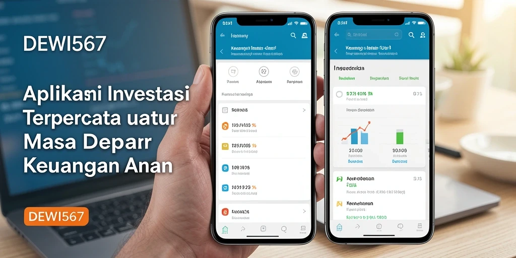 Antarmuka DEWI567 yang user-friendly untuk investasi.