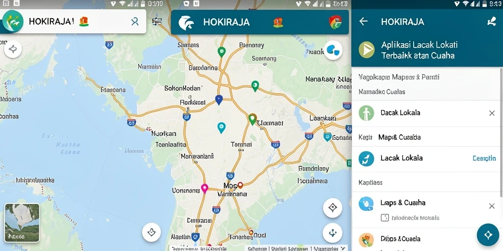 Tampilan antarmuka HOKIRAJA yang jelas dan informatif.