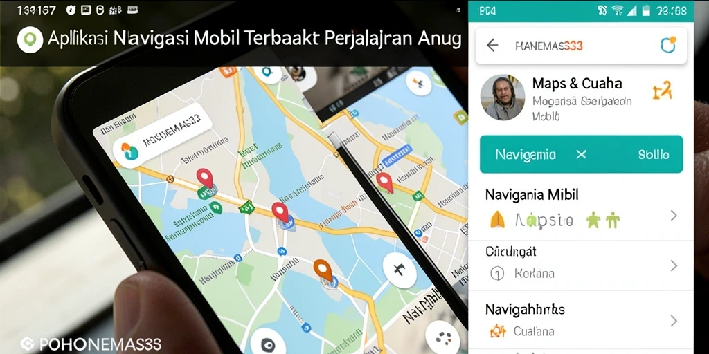 Antarmuka pengguna POHONEMAS33 yang intuitif dan informatif.
