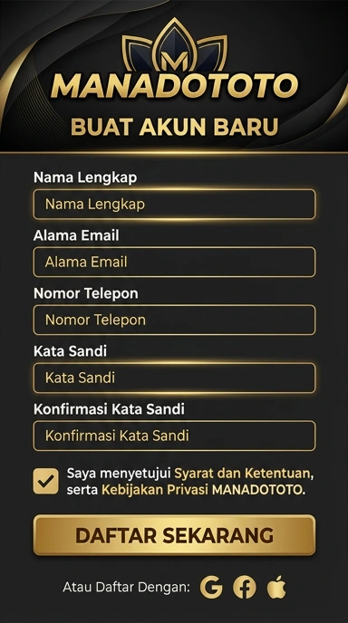 Cara Daftar Akun Manadototo untuk Pengguna Android