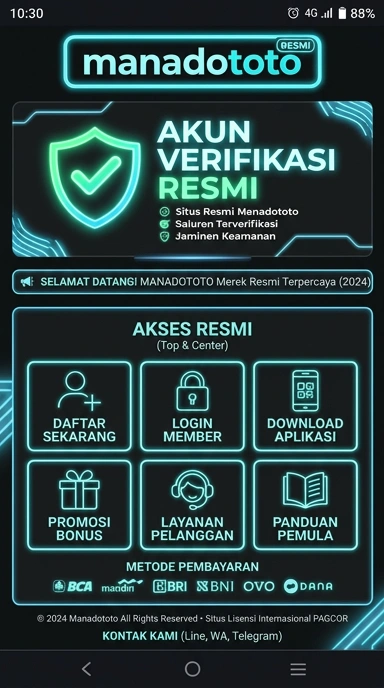 Halaman Resmi Manadototo untuk Pengguna Android Indonesia